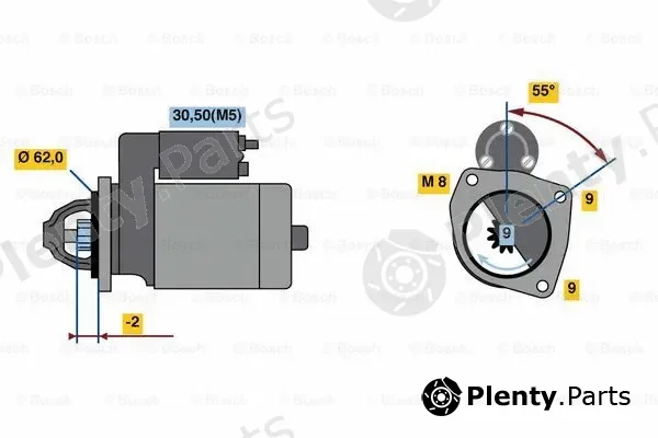 Bosch F000AL0327 — Starter