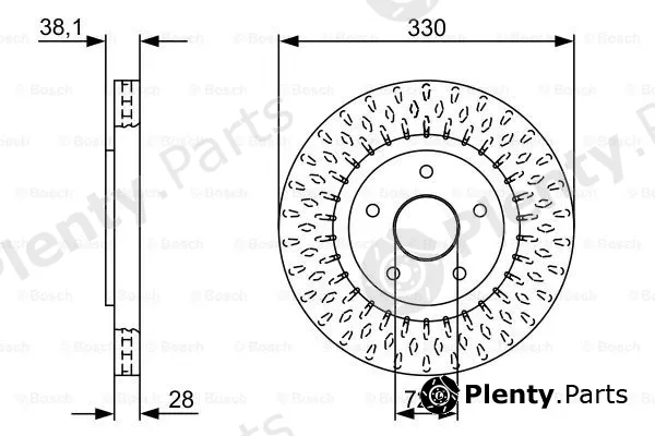 Bosch 0986479V85 — Brake Disc