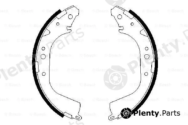 Bosch 0986487414 — Brake Shoe Set
