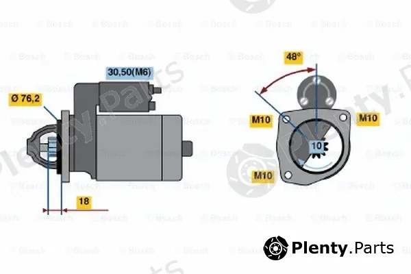 Bosch 0001218728 — Starter