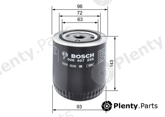 Bosch F026407256 — Oil Filter
