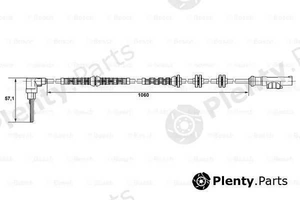 Bosch 0265007685 — Sensor, wheel speed