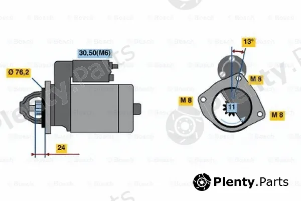 Bosch 0001109011 — Starter