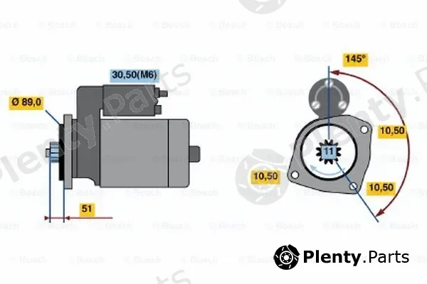 Bosch 0001241008 — Starter