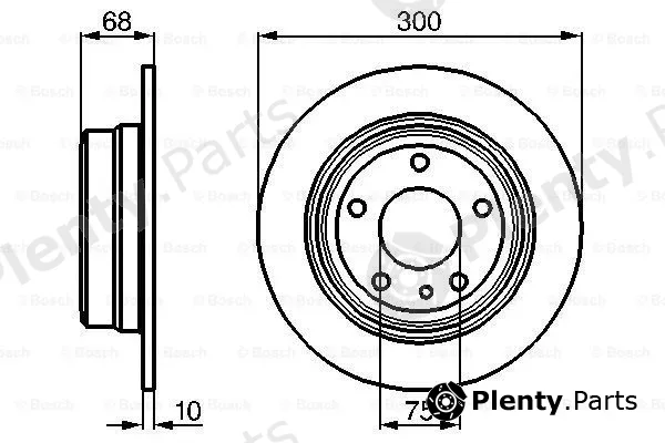 Bosch 0986478323 — Brake Disc