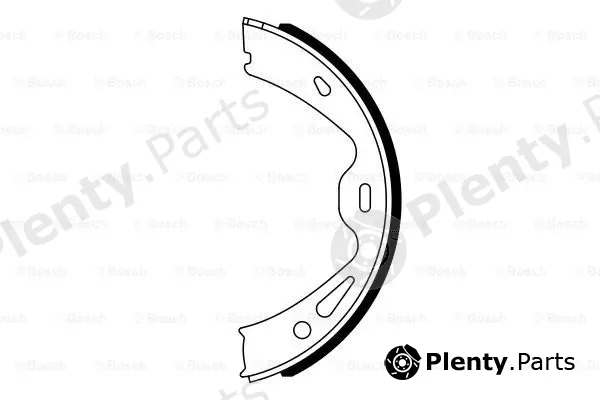 Bosch 0986487944 — Brake Shoe Set, parking brake