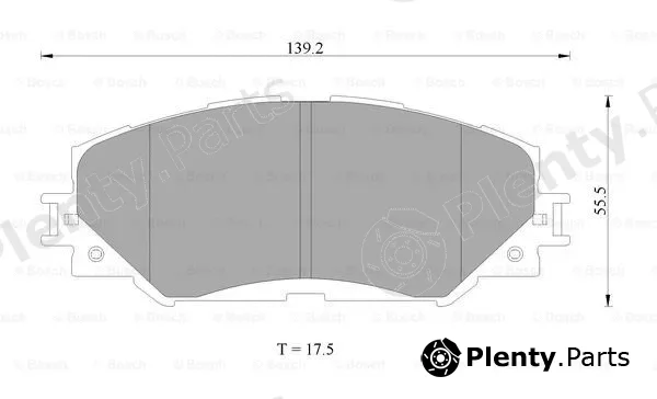 Bosch 0986AB2396 — Brake Pad Set, disc brake