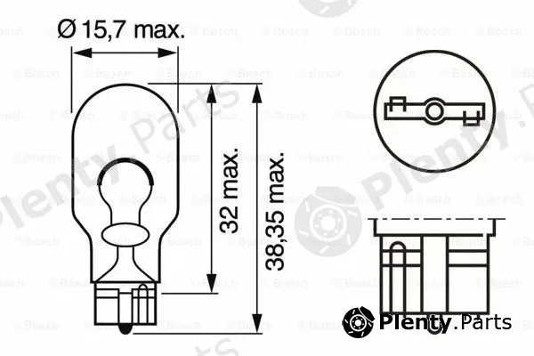 Bosch 1987301049 — Bulb, direction indicator Pure Light BL