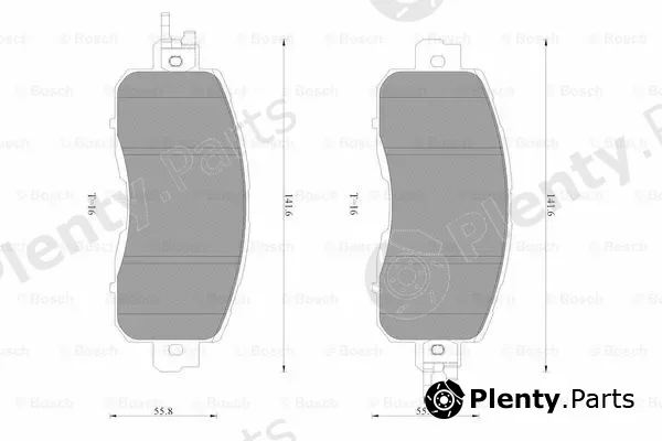 Bosch 0986AB3519 — Brake Pad Set, disc brake