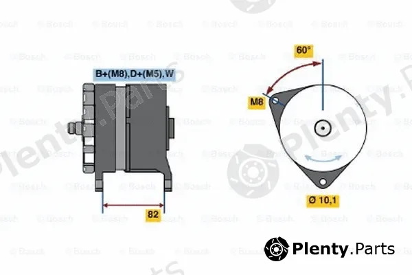 Bosch 0120469908 — Alternator