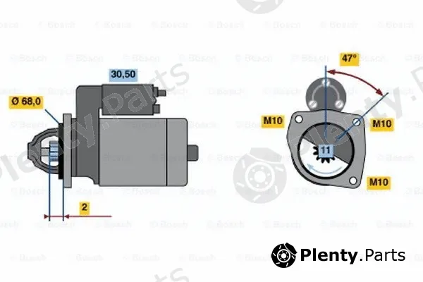 Bosch 0986018511 — Starter