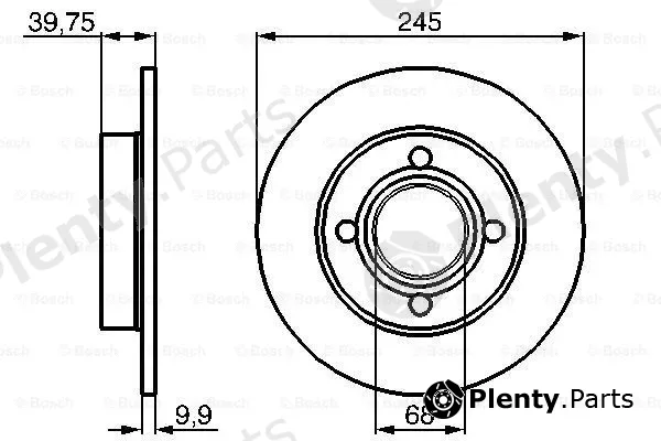 Bosch 0986478216 — Brake Disc