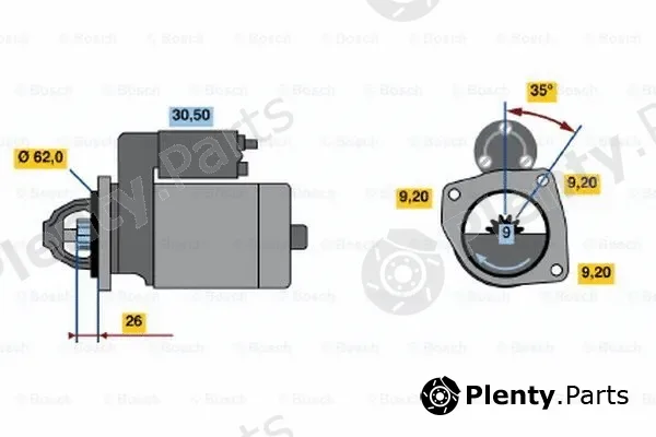 Bosch 0986016961 — Starter