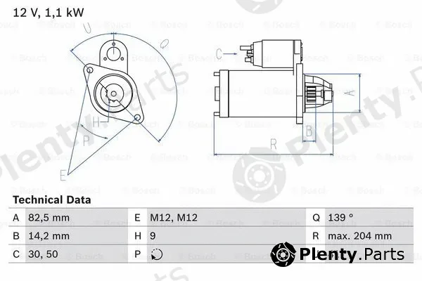 Bosch 0986021210 — Starter