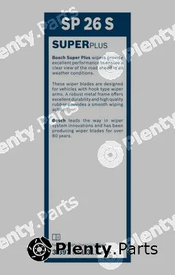 Bosch 3397011311 — Wiper Blade Super Plus