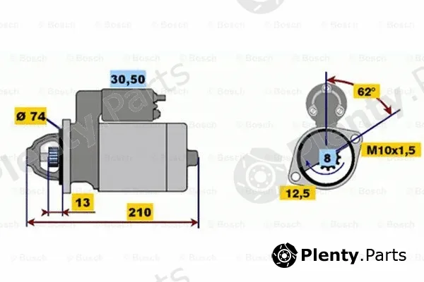 Bosch 0001107032 — Starter