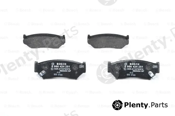 Bosch 0986424251 — Brake Pad Set, disc brake
