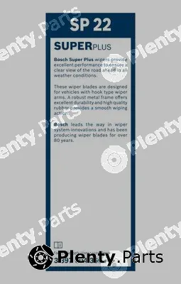 Bosch 3397004366 — Wiper Blade Super Plus