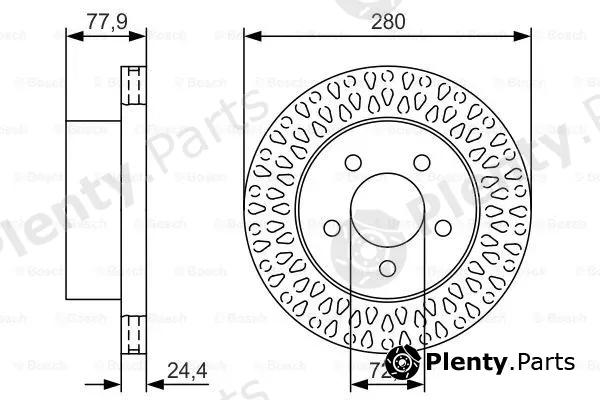 Bosch 0986479U00 — Brake Disc