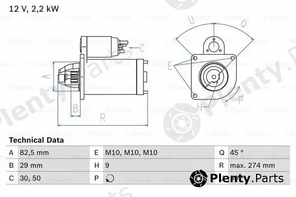 Bosch 0986015930 — Starter