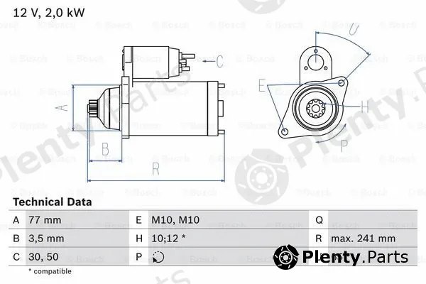 Bosch 0986014141 — Starter