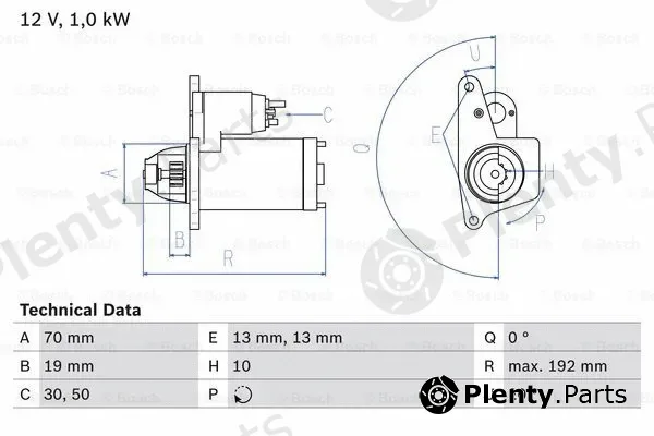 Bosch 0986025690 — Starter