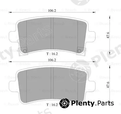 Bosch 0986AB3126 — Brake Pad Set, disc brake