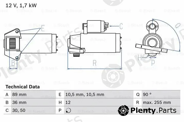 Bosch 0986025830 — Starter