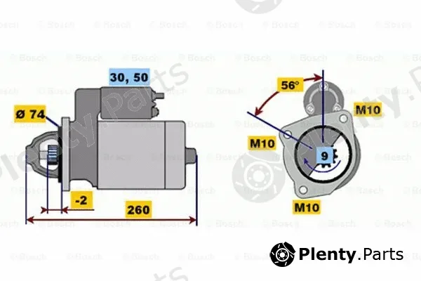 Bosch 0001218157 — Starter