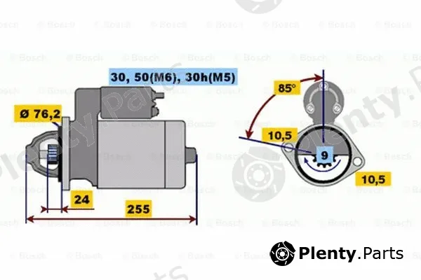 Bosch 0001218135 — Starter