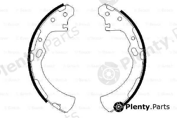 Bosch 0986487369 — Brake Shoe Set