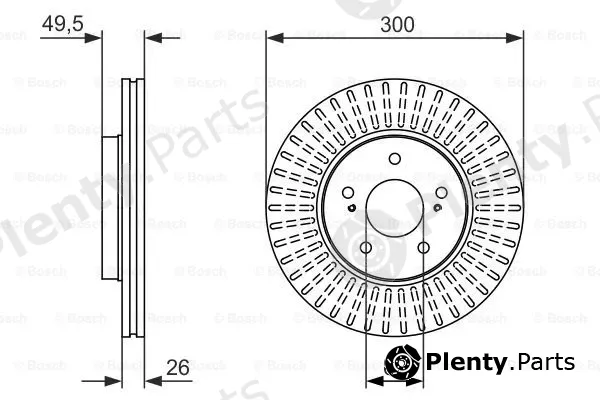 Bosch 0986479787 — Brake Disc