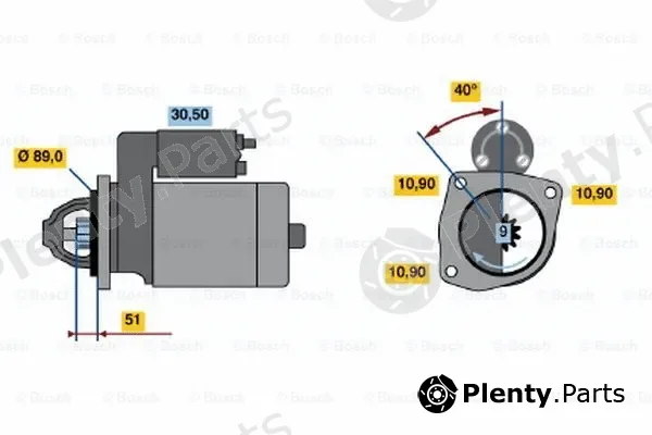 Bosch 0986011250 — Starter