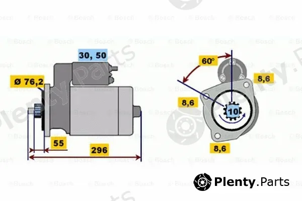 Bosch 0001218116 — Starter