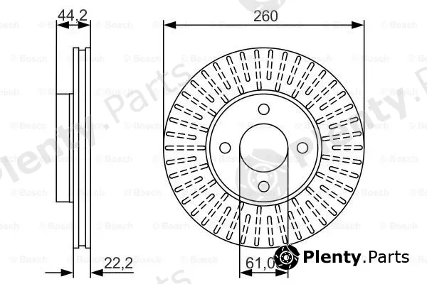 Bosch 0986479090 — Brake Disc