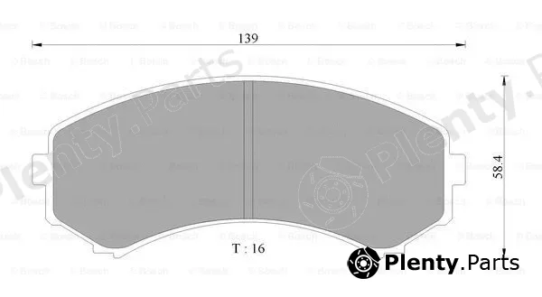 Bosch 0986AB2359 — Brake Pad Set, disc brake