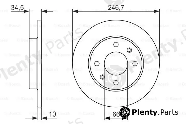Bosch 0986479827 — Brake Disc
