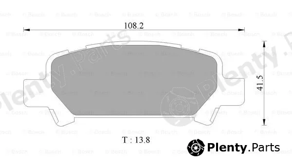 Bosch 0986AB1459 — Brake Pad Set, disc brake