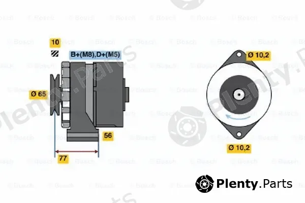 Bosch 0120469802 — Alternator