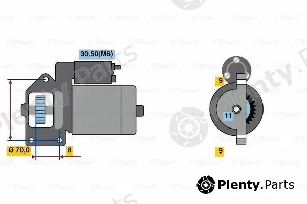 Bosch 0001139001 — Starter
