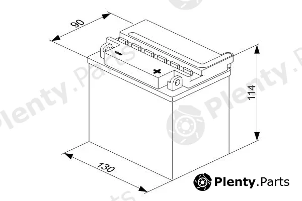 Bosch 0092M40230 — Starter Battery M4