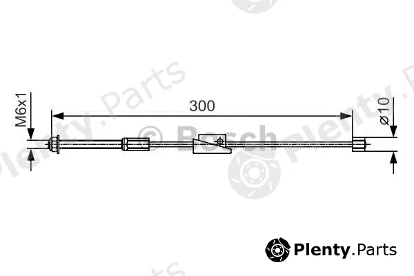 Bosch 1987482132 — Cable Pull, parking brake
