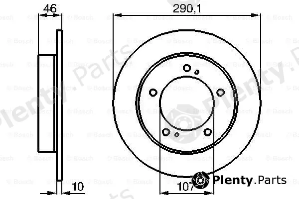 Bosch 0986478377 — Brake Disc