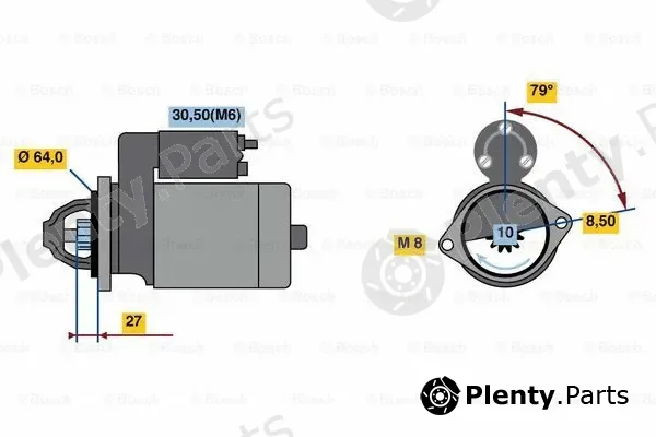Bosch 0001138011 — Starter