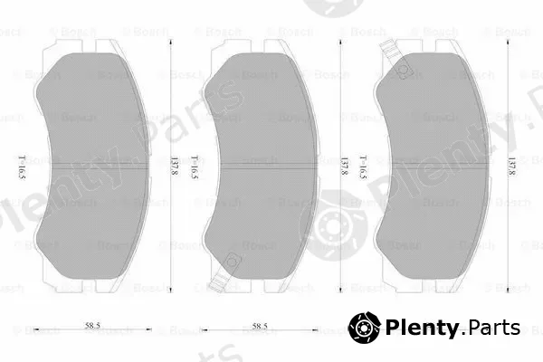Bosch 0986AB1948 — Brake Pad Set, disc brake