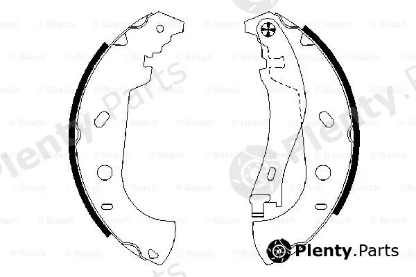 Bosch 0986487559 — Brake Shoe Set