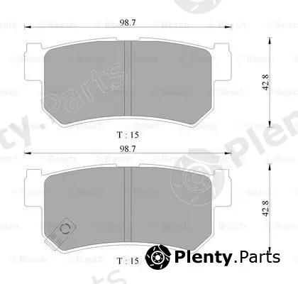 Bosch 0986AB3073 — Brake Pad Set, disc brake