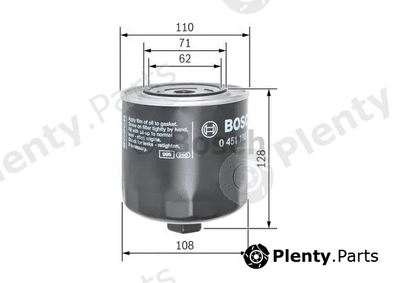 Bosch 0451103257 — Oil Filter