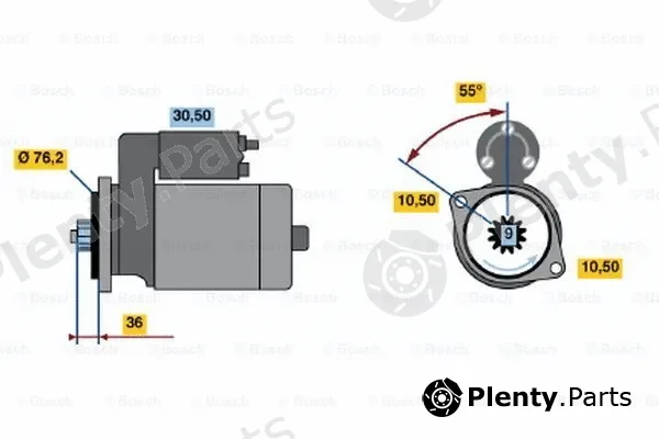 Bosch 0986016370 — Starter