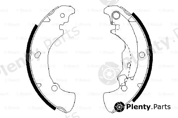 Bosch 0986487560 — Brake Shoe Set